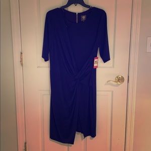 Vince Camuto formal dress in royal blue